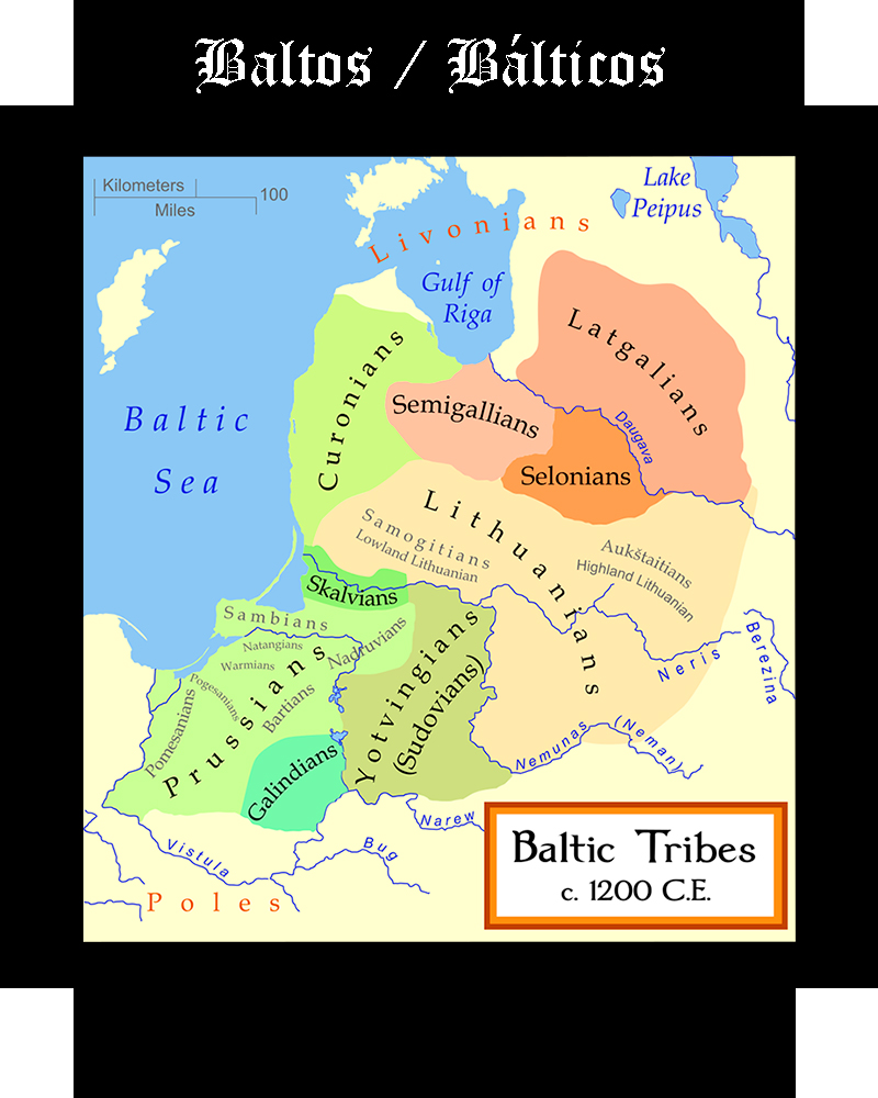 Somos Godos - Geografía - Pueblos y Tribus / Baltos - Bálticos