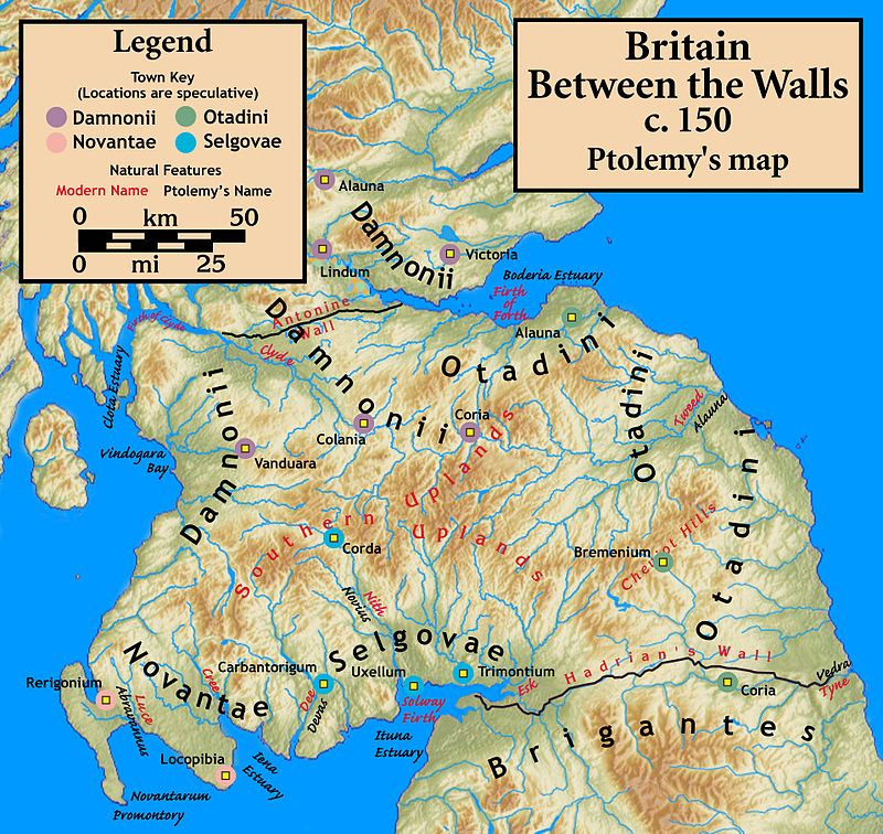Tribus Celtas en Britania / Damnonii