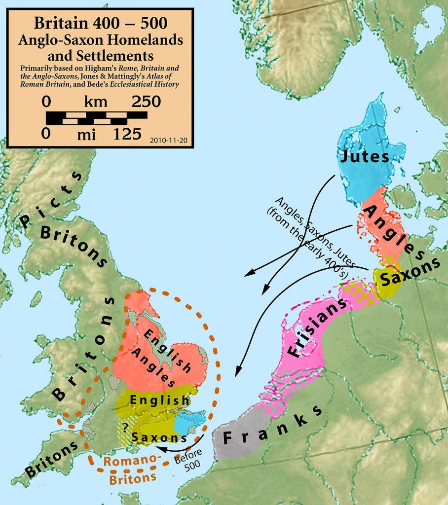 Somos Godos - Geografía - Pueblos y Tribus Germánicos / Sajones (Saxons)