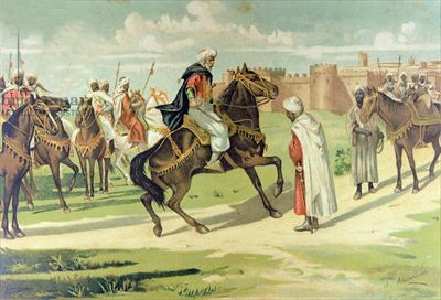 Musa ibn Nusayr castiga a Tarik en Talavera