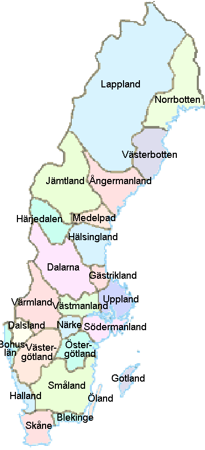 Landskap Sweden