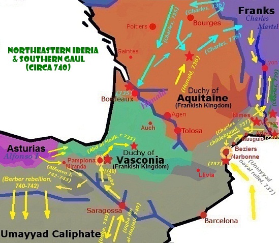 Aquitaine after the Battle of Poitiers (734–743)