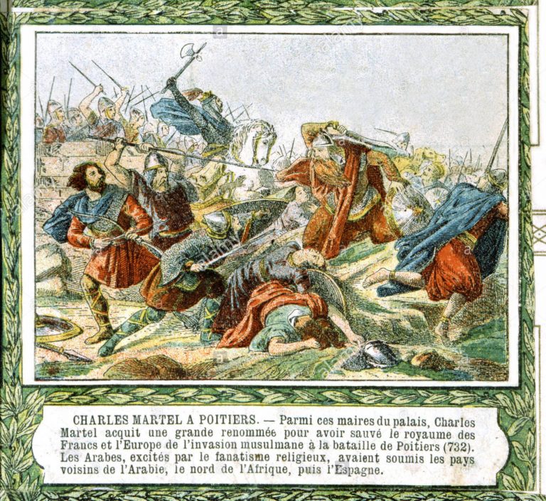 Carlos Martel - Batalla de Poitiers (732)