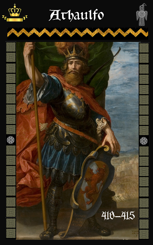 Rey Visigodo Athaulfo (410-415)