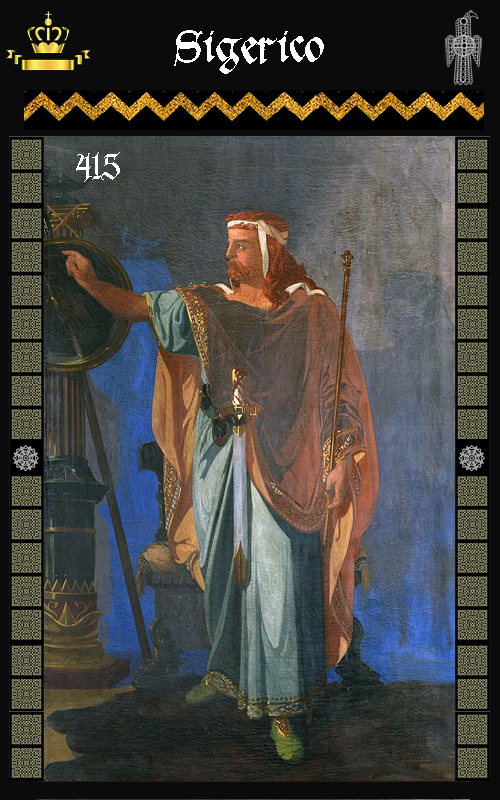 Rey Visigodo Sigerico (715)