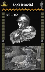 Rey Visigodo Turismundo / Thorismund (451-453)
