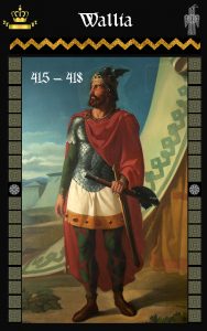 Rey Visigodo Wallia (415-418)